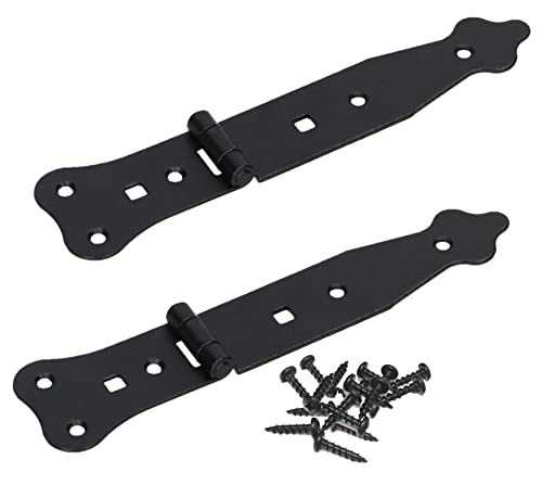 KOTARBAU® 2er Set Ladenband 220 mm Schmal Torscharnier Stilvolles Türband von Höchster Qualität Werfgehänge Kreuzgehänge Gartentorband von KOTARBAU