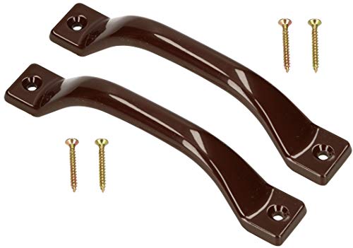 KOTARBAU® 2er Set Möbelgriff 140 mm Braun Küchengriff Schrankgriff Schubladengriff Ladengriff Bogengriff Türgriff für Schubladen Türen von KOTARBAU