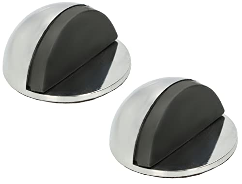 KOTARBAU® 2er Set Türstopper mit Gummipuffer für Türen Freisehend Türpuffer Selbstklebend Chrom von KOTARBAU
