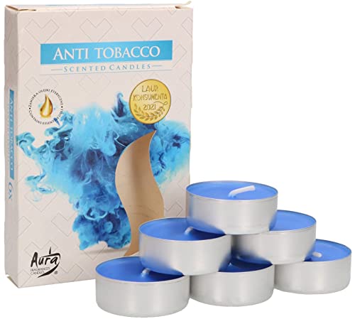 KOTARBAU® 6er Pack Duftkerzen Teelichter Antitobacco Duftteelichter Brenndauer 4 Stunden von KOTARBAU