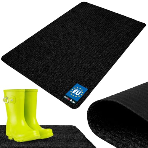 KOTARBAU® Anti-Rutsch Matador Fußmatte Schmutzfangmatte Sauberlaufmatte Strapazierfähig Anthrazit 80x120 cm von KOTARBAU