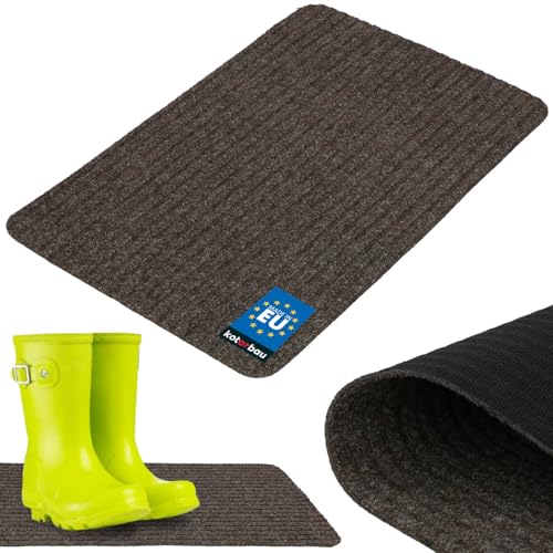 KOTARBAU® Anti-Rutsch Matador Fußmatte Schmutzfangmatte Sauberlaufmatte Strapazierfähig Braun 40x60 cm von KOTARBAU