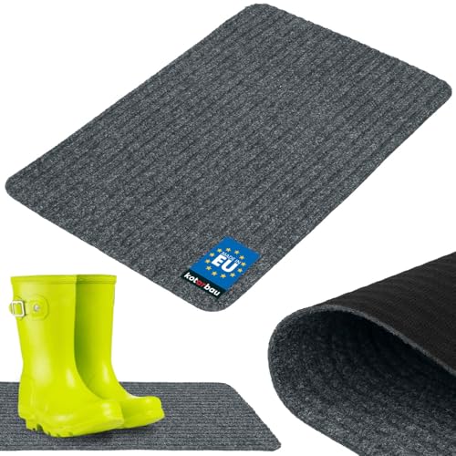 KOTARBAU® Anti-Rutsch Matador Fußmatte Schmutzfangmatte Sauberlaufmatte Strapazierfähig Grau 40x60 cm von KOTARBAU