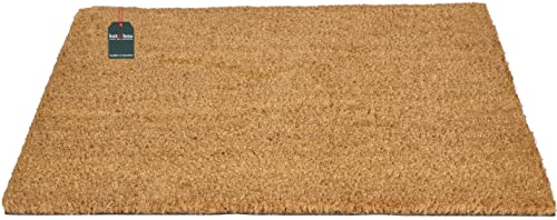 KOTARBAU® Antirutsch-Fußmatte Schmutzfangmatte Sauberlaufmatte aus Kokosfaser Naturfarbe 35x60 cm von KOTARBAU