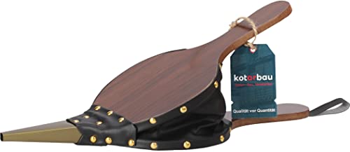 KOTARBAU® Blasebalg zum Entfachen von Gills und Feuer aus Holz und Kunststoff 40 cm Grillgebläse Handblasebalg Luftgebläse von KOTARBAU