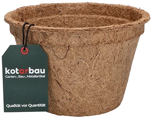 KOTARBAU® Blumentopf Pflanztopf aus Kokosfaser 12x19,5 cm von KOTARBAU