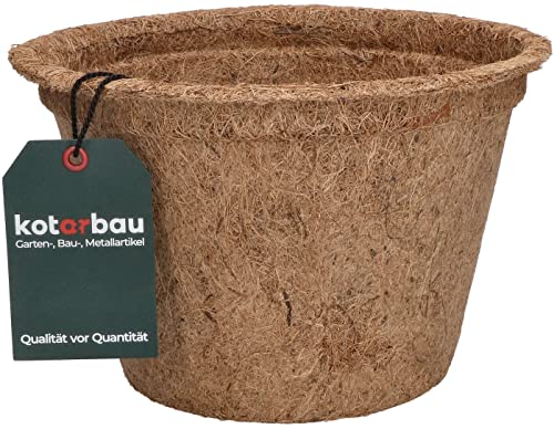 KOTARBAU® Blumentopf Pflanztopf aus Kokosfaser 14x21,5 cm von KOTARBAU