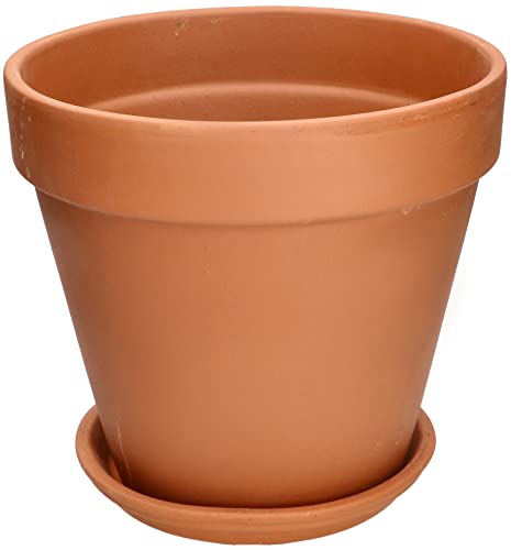 KOTARBAU® Blumentopf Übertopf aus Terrakotta ⌀ 27 cm für Innenräume und Gärten von KOTARBAU