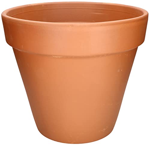 KOTARBAU® Blumentopf aus Terrakotta Terrakotta ⌀ 39 cm Übertopf mit Rand für Innenräume und Gärten von KOTARBAU