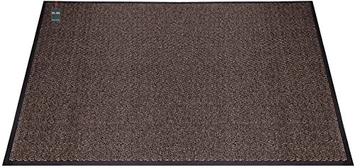 KOTARBAU® Clin Anti-Rutsch-Fussmatte Schmutzfangmatte Sauberlaufmatte Braun 120x180 cm von KOTARBAU