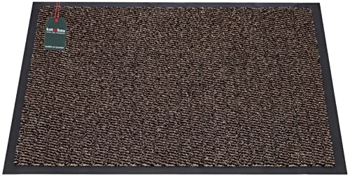 KOTARBAU® Clin Anti-Rutsch-Fussmatte Schmutzfangmatte Sauberlaufmatte Braun 60x80 cm von KOTARBAU
