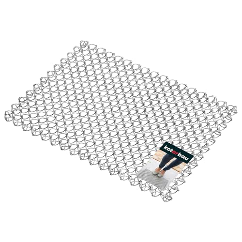 KOTARBAU® Drahtgittermatte 35x50cm strapazierfähig Schmutzfangmatte Fußabstreifer Sauberlaufmatte Türvorleger zum Abstreifen von Schuhen von KOTARBAU