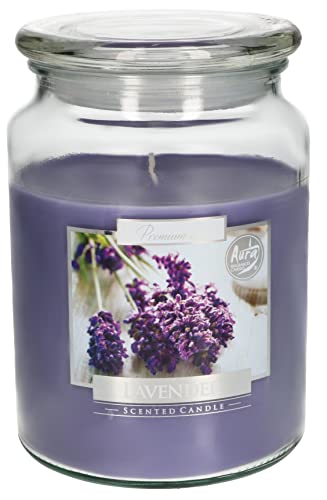 KOTARBAU® Duftkerze Duft Groß im Glas mit Deckel Lavendel Geschenkidee Aromatherapie Dekorations-Kerzen Brenndauer bis zu 100 Stunden von KOTARBAU