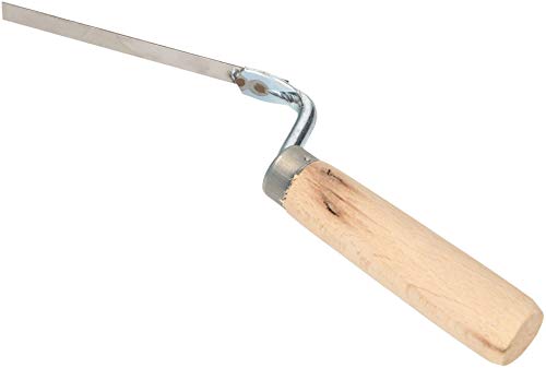 KOTARBAU® Edelstahl Fugenkelle 10 mm zum Verfugen mit Holzgriff Spachtel Fugeneisen Fugenformer unabdingbar für Fugenarbeiten von KOTARBAU