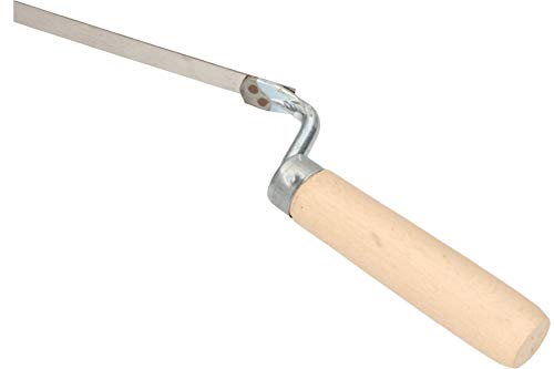 KOTARBAU® Edelstahl Fugenkelle 12 mm zum Verfugen mit Holzgriff Spachtel Fugeneisen Fugenformer unabdingbar für Fugenarbeiten von KOTARBAU