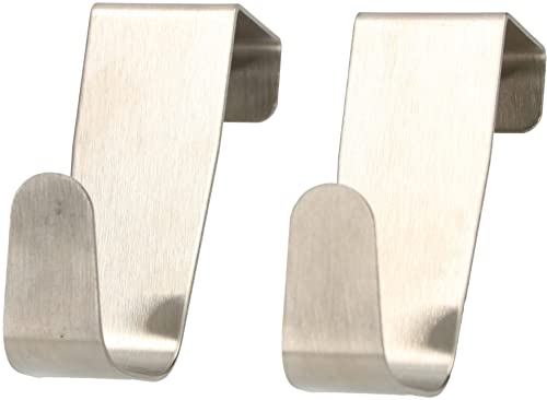 KOTARBAU® Edelstahl-Türhaken 2 Stk. Stahlkleiderhaken für Türen von KOTARBAU