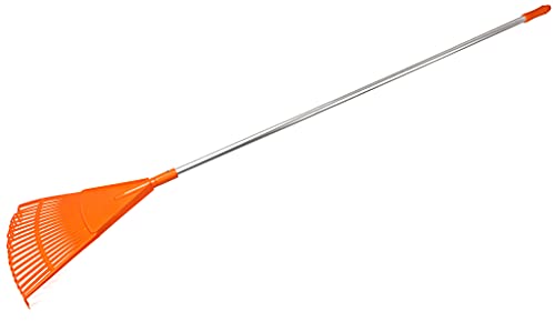 KOTARBAU® Fächerbesen 20 Zinken aus Kunsstoff mit Aluminiumstiel von KOTARBAU