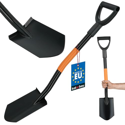KOTARBAU® Feldspaten 80cm mit Metallstiel Kurzspaten Scharfe Kanten für Outdooraktivitäten von KOTARBAU