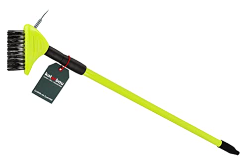 KOTARBAU® Fugenbürste für Pflastersteine mit Teleskopstiel 80-140 cm Stahlbürste Fugenreiniger Fugenkratzer Unkrautbürste Drahtbürste Reinigungsbürsten für Moos und Unkraut Unkrautentferner von KOTARBAU
