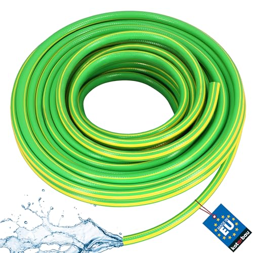 KOTARBAU® Gartenschlauch 1" 20m Grün-Gelb Professionell zum Gießen von Pflanzen 4-lagig von KOTARBAU
