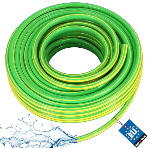KOTARBAU® Gartenschlauch 1" 30m Grün-Gelb Professionell zum Gießen von Pflanzen 4-lagig von KOTARBAU