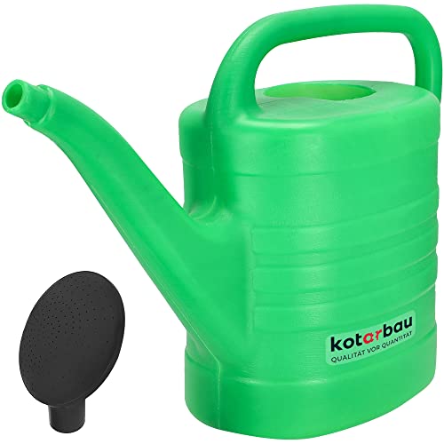 KOTARBAU® Gießkanne 12 L Oval Langlebige Gartengießkanne aus Kunststoff zum Gießen von Blumen mit Gießbrause Bewässerungssystem Giesskanne Blumengießkanne für Innen und Außen von KOTARBAU
