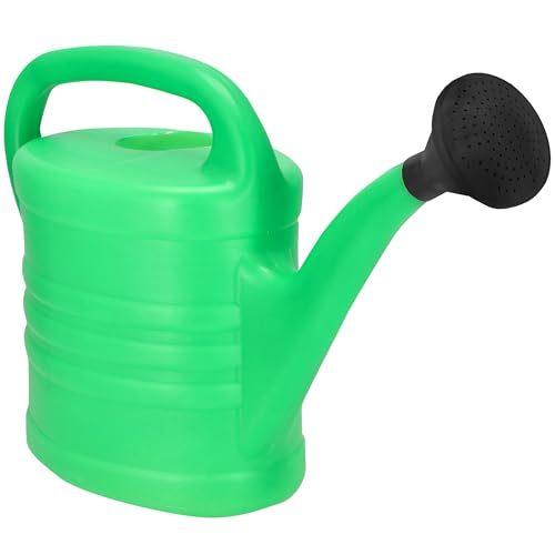 KOTARBAU® Gießkanne 5 Liter Oval - Langlebige Kunststoff Gartengießkanne Mit Brause für Innen und Außen - Gartenstecker von KOTARBAU