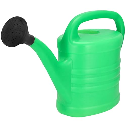 KOTARBAU® Gießkanne 5 Liter Oval - Langlebige Kunststoff Gartengießkanne Mit Brause für Innen und Außen - Gartenstecker von KOTARBAU