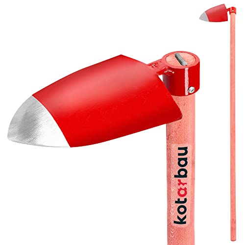 KOTARBAU® Hacke Rechteck 140 x 55 mm mit Stiel 113 cm Unkrauthacke Gartenhacke Pflanzhacke Gartenwerkzeug zum Umpflanzen Jäten Gartenpflege von KOTARBAU