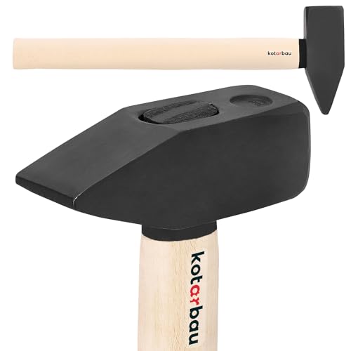 KOTARBAU® Hammer 3 kg mit Holzschaft Stahlhammer 500 mm Schlosserhammer Vorschlaghämmer Ingenieurhammer Werkzeug von KOTARBAU