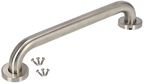 KOTARBAU® Haustürbeschlag Stangengriff 25x300 mm Stoßgriff aus Edelstahl Silber von KOTARBAU
