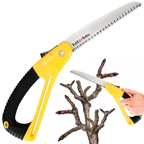 KOTARBAU® Klappsäge 175 mm Gartensäge Handsäge Baumsäge Holzsäge zum Sägen von Ästen Bäumen von KOTARBAU
