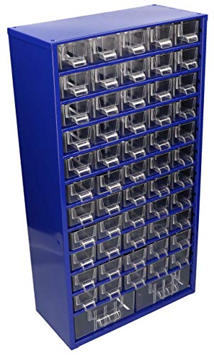 KOTARBAU® Kleinteilemagazin Metall 55K2M Sortierkasten Teilebox Aufbewahrungsbox für Kleinteile Dunkelblau von KOTARBAU