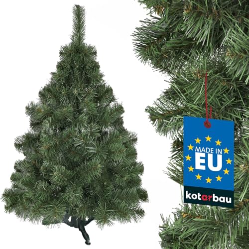 KOTARBAU® Künstlicher Weihnachtsbaum 100 cm Kiefer Kiefernbaum mit Plastik Ständer Christbaum Weihnachtsbaum Künstlich wie Echt Kunstbaum Weihnachten Christmas Tree von KOTARBAU