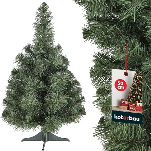 KOTARBAU® Künstlicher Weihnachtsbaum Deko Klein 50 cm Weihnachtsbaumständer Mini Tannenbaum Künstlich Christbaum Christmas Tree von KOTARBAU