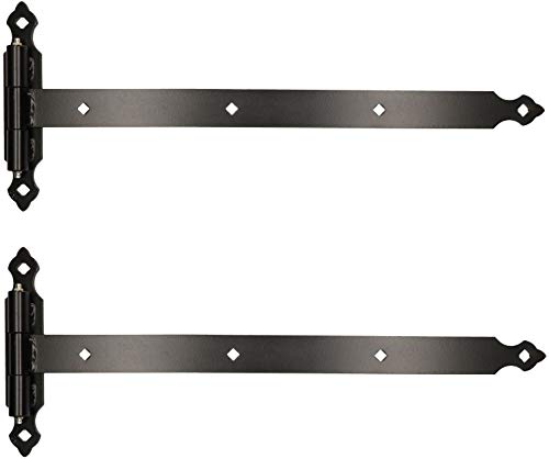 KOTARBAU® Ladenband 600 mm 2 St. Platte 245 mm Kugellager Schmiernippel Torband Türband Torscharnier Türscharnier Gartentorscharnier Scharnier (600 mm) von KOTARBAU