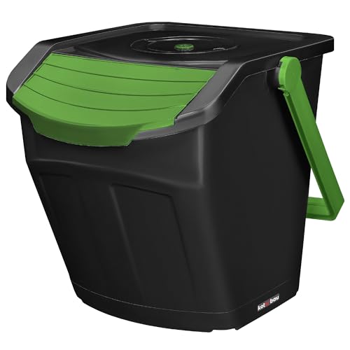 KOTARBAU® Mülltrennsystem Mülleimer Küche 1 Fach Abfalleimer Deckel Plastik Küchenabfalleimer Küchenmülleimer Recycling System Trennsystem Müllsystem Dustbin Mülltrennung Eimer Mülltrennsysteme von KOTARBAU