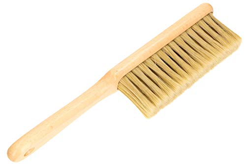 KOTARBAU® Naturhaar Autowaschbürste 305 mm Kurz Auto-Reinigungsbürste Multibürste Handfeger Schneebesen weiche Bürste zum Reinigen von Autoscheiben von KOTARBAU