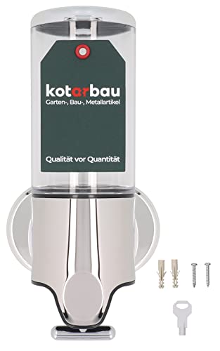 KOTARBAU® PVC Wand-Seifenspender Spülseifenspender 100 mm x 120 mm 500 ml Chrom von KOTARBAU