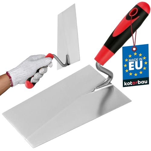 KOTARBAU® Professionelle Edelstahl Trapezkelle Geschliffen Soft 200 mm von KOTARBAU