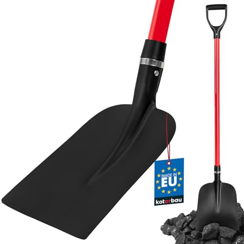 KOTARBAU® Profi-Sandschaufel mit Fiberglass Stiel aus Glasfaser zum Transport von Erde von KOTARBAU
