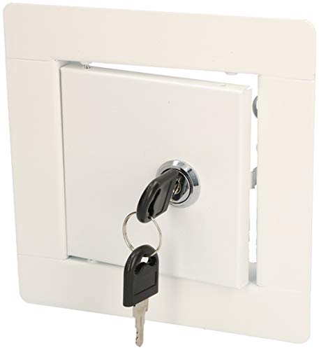 KOTARBAU® Revisionsklappe Revisionstür 10x10 cm Metall Revision Inspektionsklappe Fliesentür Abdeckung für Revisionsschächte von KOTARBAU