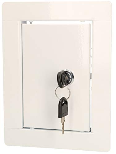 KOTARBAU® Revisionsklappe Revisionstür 10x15 cm Metall Revision Inspektionsklappe Fliesentür Abdeckung für Revisionsschächte von KOTARBAU