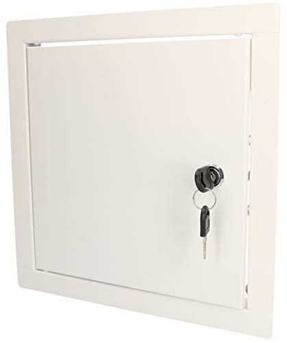 KOTARBAU® Revisionsklappe Revisionstür 25x25 cm Metall Revision Inspektionsklappe Fliesentür Abdeckung für Revisionsschächte von KOTARBAU