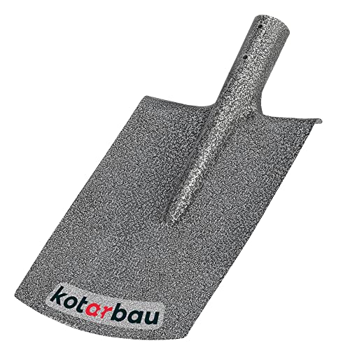 KOTARBAU® Robuster Spaten 290 x 190 mm Gärtnerspaten für 38 mm Stieldurchmesser Stahlschaufel zum Pflanzen OHNE STIEL von KOTARBAU
