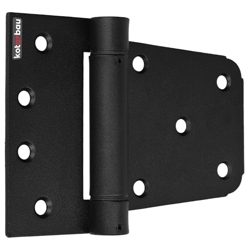 KOTARBAU® Scharniere Klappbar Türscharniere 10 x 5 x 8 cm Pulverbeschichteter Stahl Scharnier Schwarz Türbänder Kistenband Türband Türscharnier von KOTARBAU