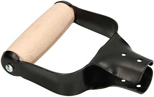 KOTARBAU® Schaufel D Griff aus Holz und Metall für 33mm Stiel von KOTARBAU
