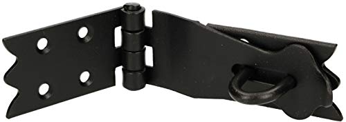 KOTARBAU® Sicherheitsüberfalle 150 x 35 mm Überfalle Überfallescharnier Scharnier Türriegel Vorhängeschloss Verrieglung Klappriegel Kellerverschluss von KOTARBAU