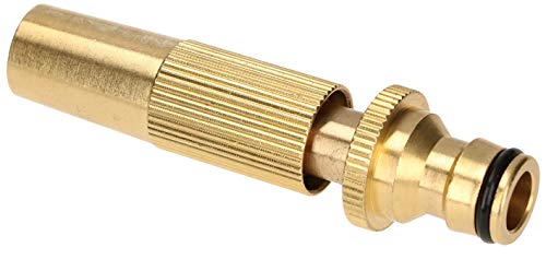 KOTARBAU® Spritzdüse 100 mm Messing mit regulierbarem Wasserstrahl für Gartenschlauch zum Gießen von KOTARBAU