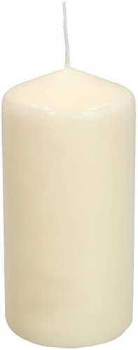 KOTARBAU® Stumpenkerzen 100 mm Säulenkerzen Blockkerzen ⌀ 50 mm Ecru von KOTARBAU